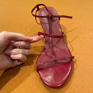 Newer use leather sandals